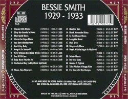The Chronological Classics: Bessie Smith 1929–1933