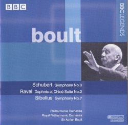 Schubert: Symphony no. 8 / Ravel: Daphnis et Chloé Suite no. 2 / Sibelius: Symphony no. 7