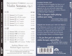 Violin Sonatas, op. 5