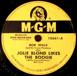Jolie Blond Likes the Boogie / Pastime Blues