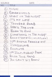 1976‐08‐05: Monmouth Arts Center, Red Bank, NJ, USA