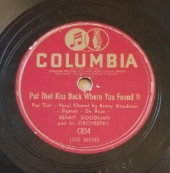 Put That Kiss Back Where You Found It / My Blue Heaven