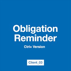 Obligation Reminder (Ctrl+ version)