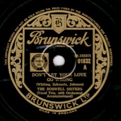 Don't Let Your Love Go Wrong / Why Don't You Practice What You Preach