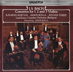 Concertos for 1, 2 and 3 Violins