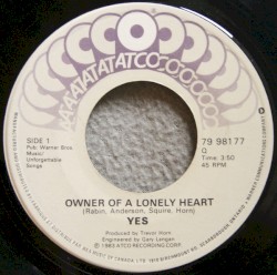 Owner of a Lonely Heart