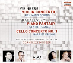 Weinberg: Violin Concerto / Kabalevsky: Piano Fantasy / Cello Concerto no. 1