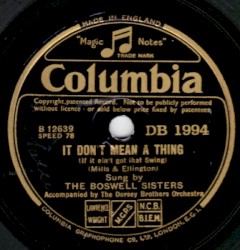 It Don't Mean a Thing / St. Louis Blues