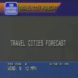 TRAVEL CITIES FORECAST