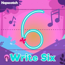 Write 6 (Six)
