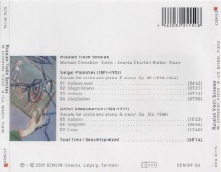 Russian Violin Sonatas