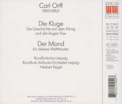 Orff: Die Kluge / Der Mond