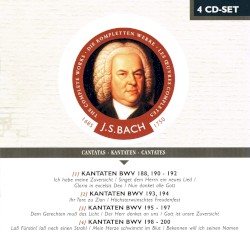 Die kompletten Werke, Volume 15: Kantaten, BWV 188, 190-200