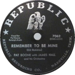 Remember to Be Mine / Half Way Chance With You