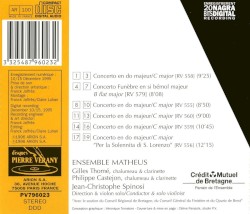 Concerti con Molti Strumenti: Chalumeaux & clarinettes intégrale