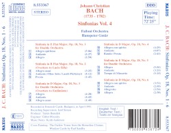 Sinfonias, Volume 4: Op. 18, nos. 1-6