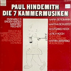 AGP152-153 - Paul Hindemith (1895-1963) | 7 Kammermusiken (1922-1927)