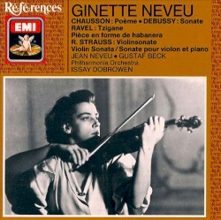 Chausson: Poème / Debussy: Sonate / Ravel: Tzigane / Pièce en forme de habanera / R. Strauss: Violinsonate