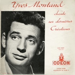 Yves Montand chante ses dernières créations