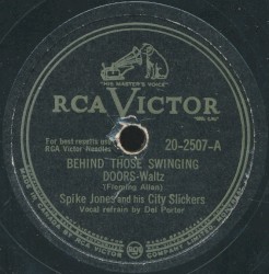 Behind Those Swinging Doors / The Sheik of Araby