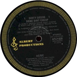 Dirty Deeds Done Dirt Cheap