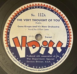 The Very Thought of You / The White Star of Sigma Nu / In a Shanty in Old Shanty Town