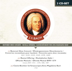 Die kompletten Werke, Volume 43: Wiedergewonnene Oboenkonzerte / Musikalisches Opfer / Clavier-Büchlein für Anna Magdalena Bach 1722