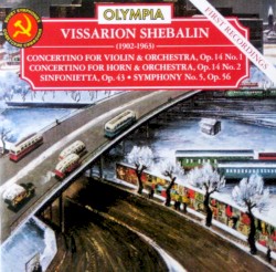 Concerto for Violin & Orchestra / Concertino for Horn & Orchestra / Sinfonietta / Symphony no. 5