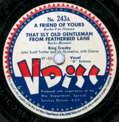 A Friend of Yours / That Sly Old Gentleman From Featherbed Lane / I Fall in Love Too Easily / I Can’t Believe That You’re in Love With Me