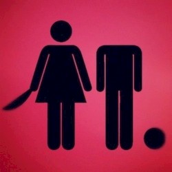 Devil horns and a halo