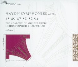 Symphonies, Volume 7: 45 46 47 51 52 64