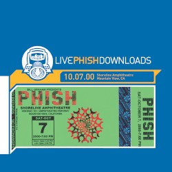 2000‐10‐07: Shoreline Amphitheatre, Mountain View, CA, USA