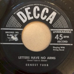 Letters Have No Arms / I'll Take a Back Seat for You