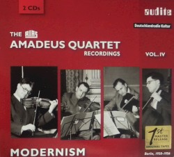 The RIAS Amadeus Quartet Recordings, volume IV: Modernism