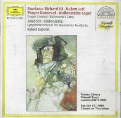 Smetana: Richard III / Hakon Jarl / Prager Karneval / Wallensteins Lager / Janáček: Sinfonietta