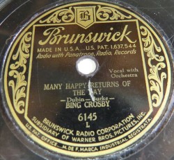 Many Happy Returns of the Day / At Your Command