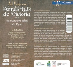 Ad Vesperas: le manuscrit inédit de Rome