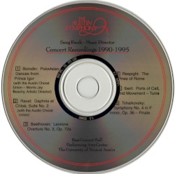 Austin Symphony Concert Recordings 1990-1995