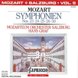 Salzburg, Vol. 5: Symphonien nos. 23 / 24 / 25 / 26 / 50