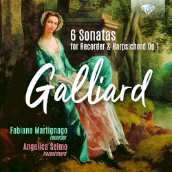 6 Sonatas for Recorder & Harpsichord, op. 1