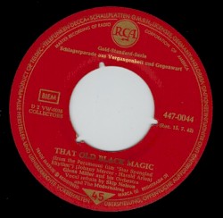 Juke Box Saturday Night / That Old Black Magic