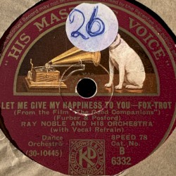 Let Me Give My Happiness to You / Three Wishes