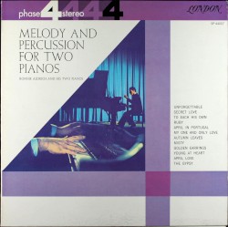 Melody and Percussion for Two Pianos