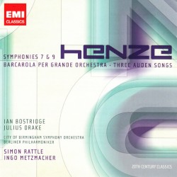 Symphonies 7 & 9 / Barcarola per grande orchestra / Three Auden Songs