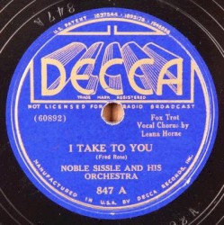 I Take to You / Rhythm of the Broadway Moon