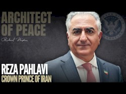 Crown Prince Reza Pahlavi Accepts The Architect of Peace Award