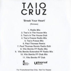 Break Your Heart (Rmixes)