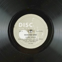 Negroe Folksongs Sung by Lead Belly