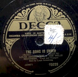 The Song Is Ended / My Walking Stick