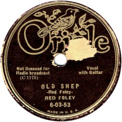 Old Shep / Sing Me an Old Hill-billy Ballad